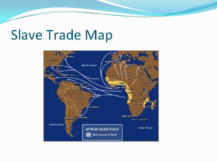 Slave Trade Map 