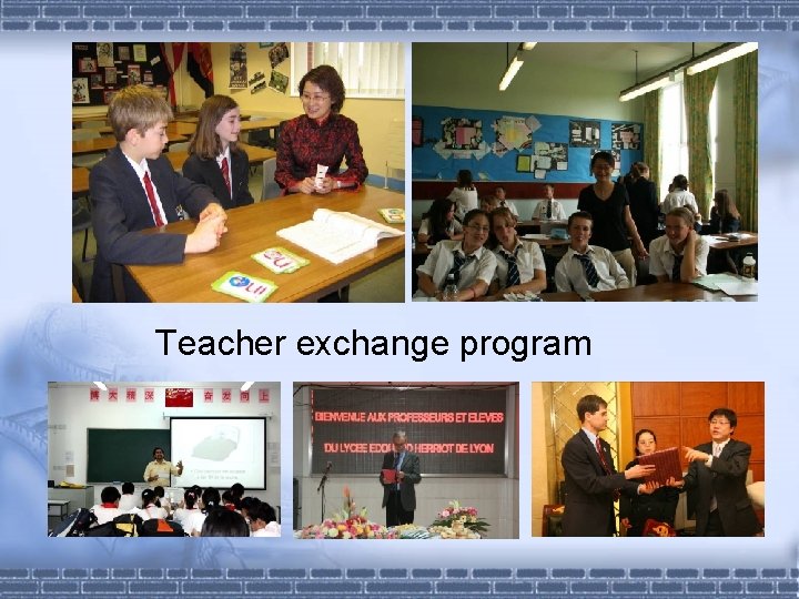 Teacher exchange program 
