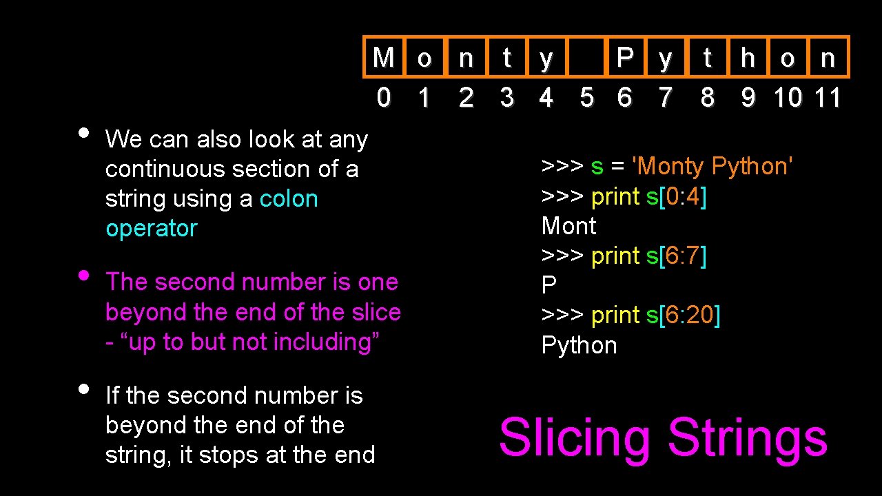  • • • M o n t y P y t h o