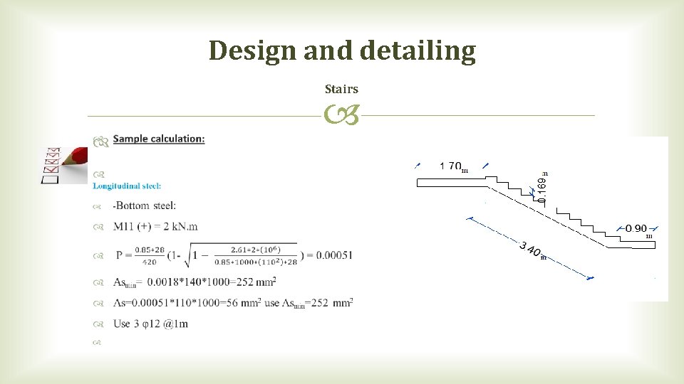 Design and detailing Stairs 