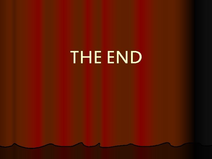 THE END 