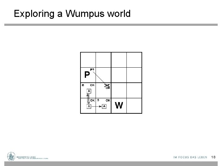 Exploring a Wumpus world 18 