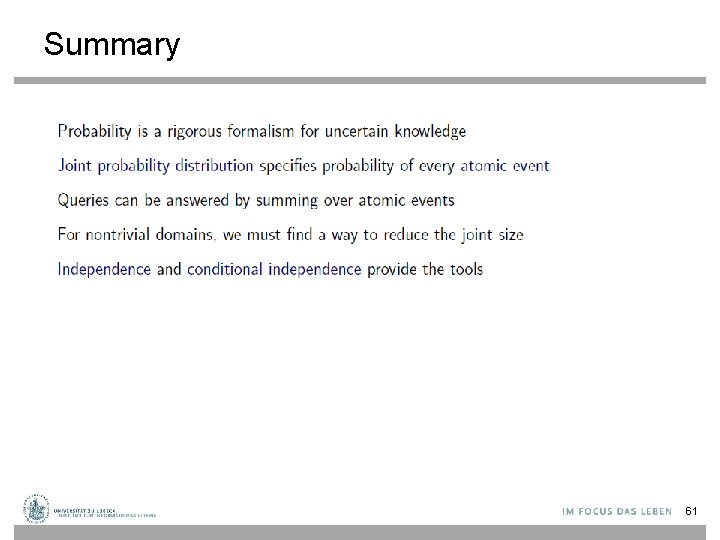 Summary 61 
