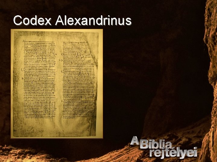 Codex Alexandrinus 