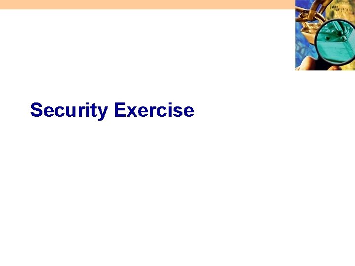 Security Exercise 