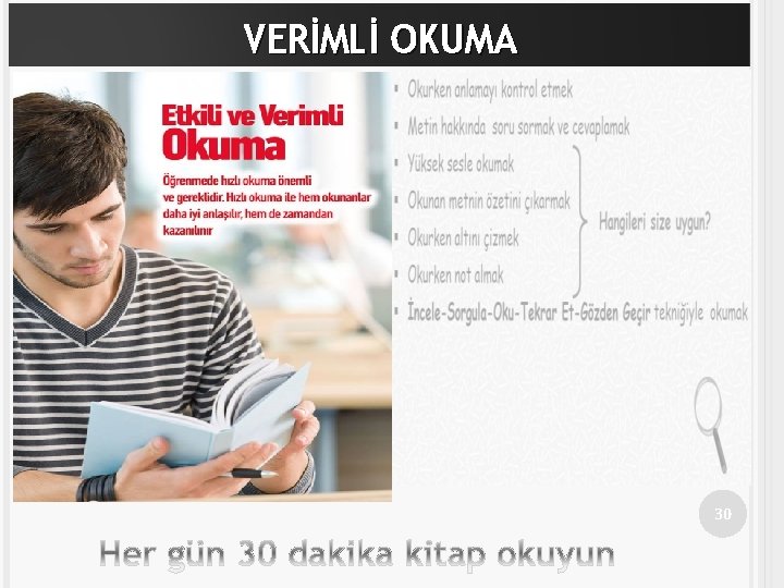 VERİMLİ OKUMA 30 