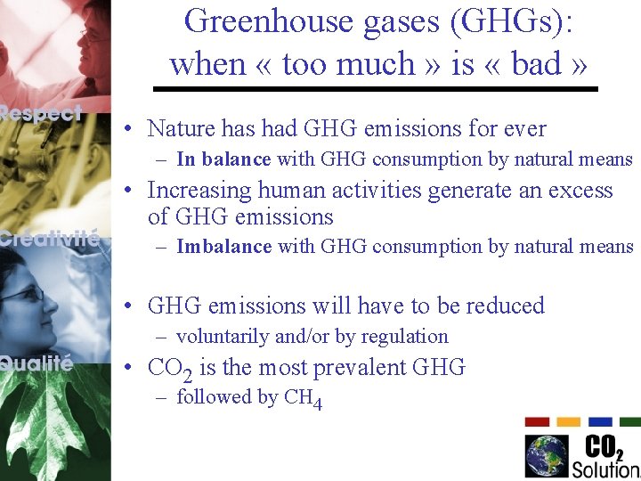 Greenhouse gases (GHGs): when « too much » is « bad » • Nature