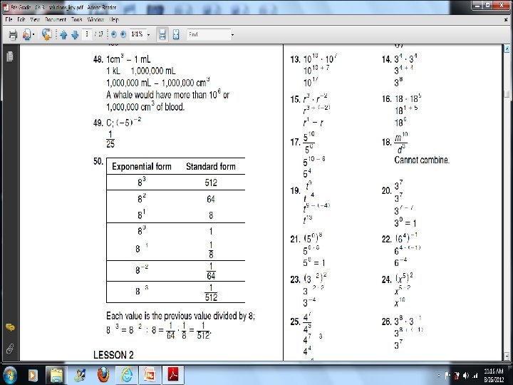 3 -2 Properties of Exponents 