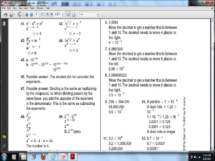 3 -2 Properties of Exponents 