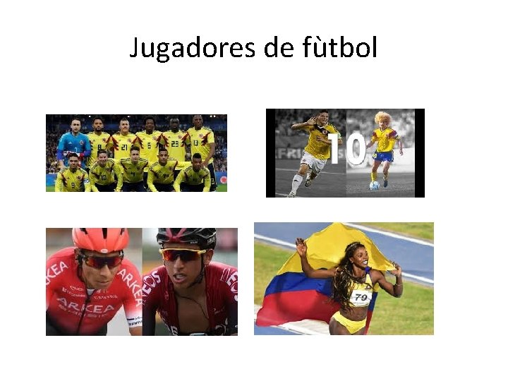 Jugadores de fùtbol 