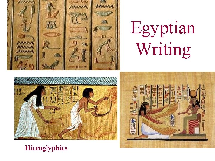 Egyptian Writing Hieroglyphics 