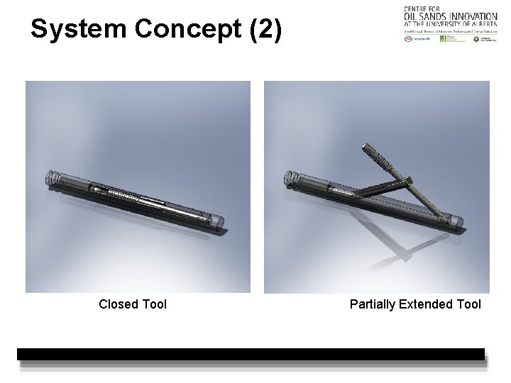 System Concept (2) Closed Tool Partially Extended Tool 