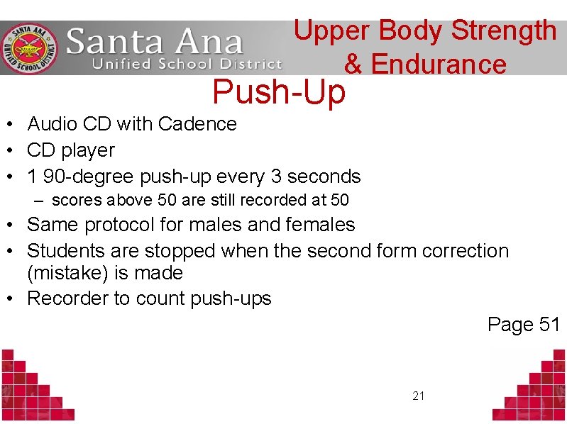 Upper Body Strength & Endurance Push-Up • Audio CD with Cadence • CD player