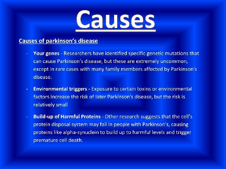 Causes 