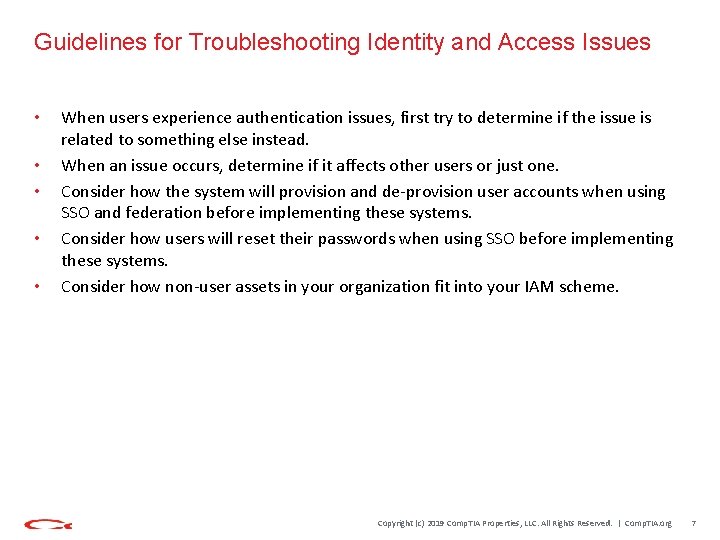 Guidelines for Troubleshooting Identity and Access Issues • • • When users experience authentication