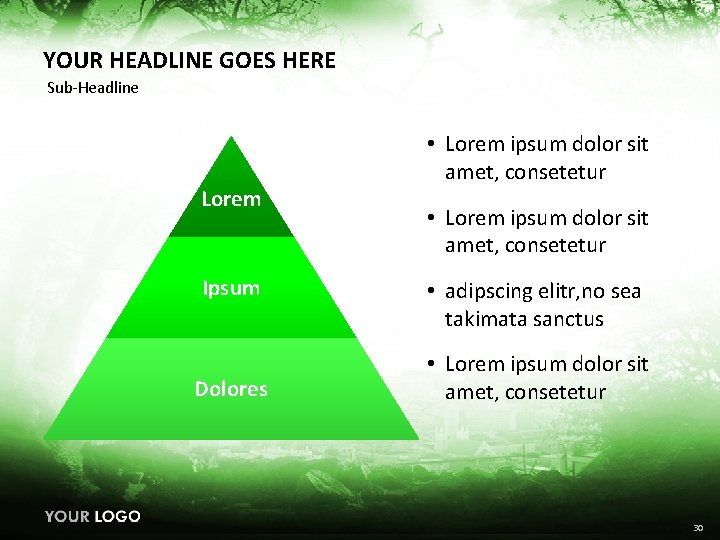 YOUR HEADLINE GOES HERE Sub-Headline Lorem Ipsum Dolores • Lorem ipsum dolor sit amet,