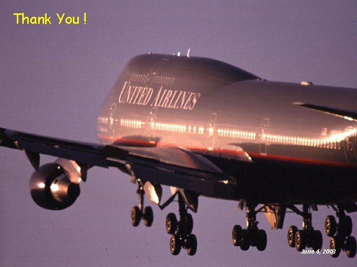 Thank You ! / SAE – FOQA: Data Privacy UAL / NTSB FOQA June