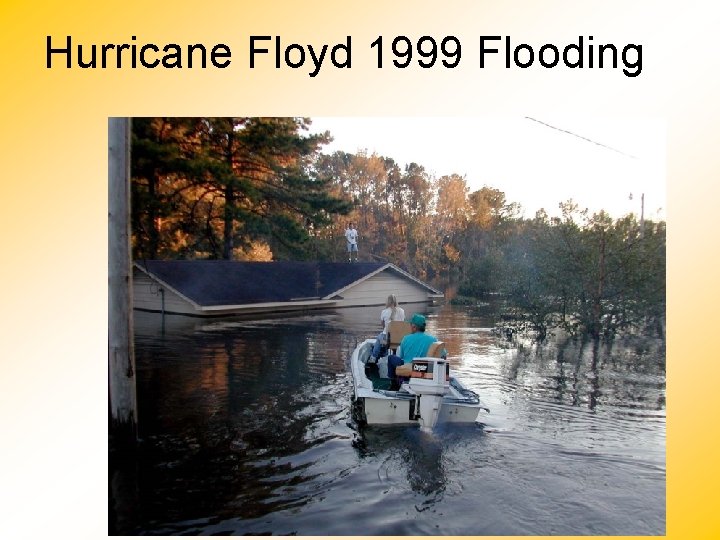Hurricane Floyd 1999 Flooding 
