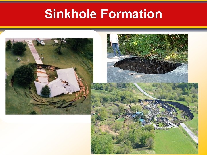 Sinkhole Formation 
