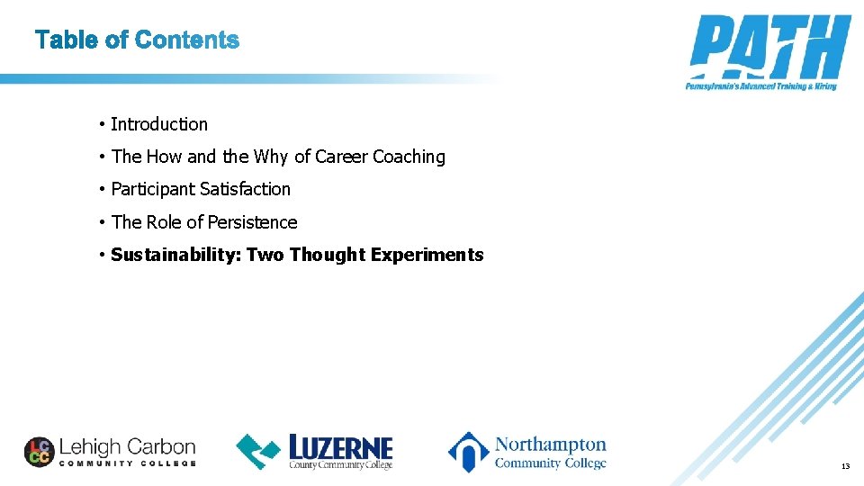  • Introduction • The How and the Why of Career Coaching • Participant