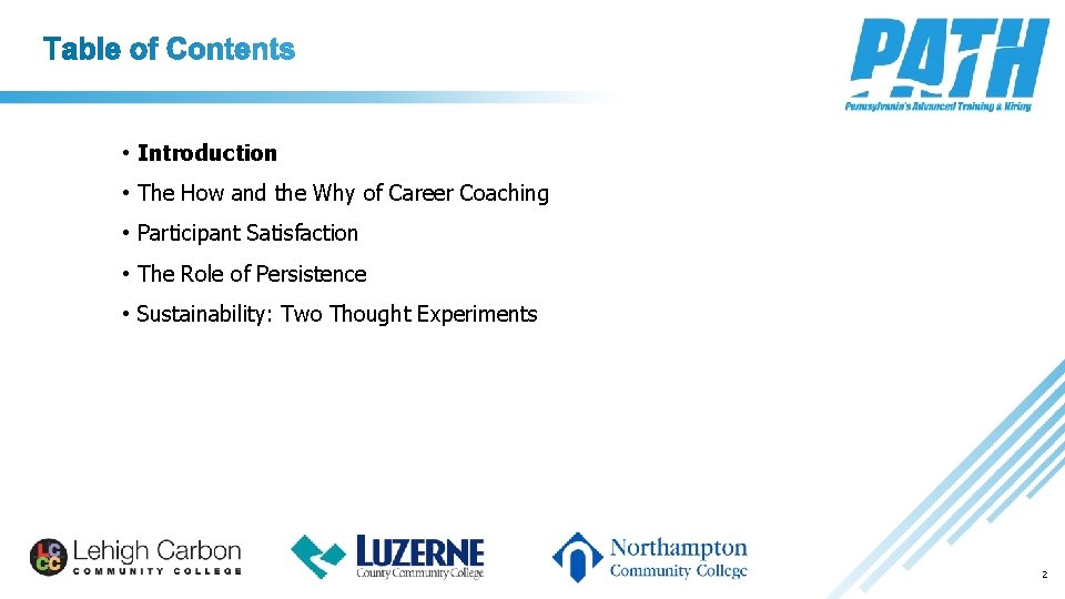  • Introduction • The How and the Why of Career Coaching • Participant