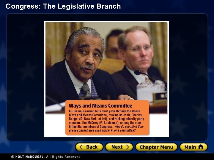 Congress: The Legislative Branch 