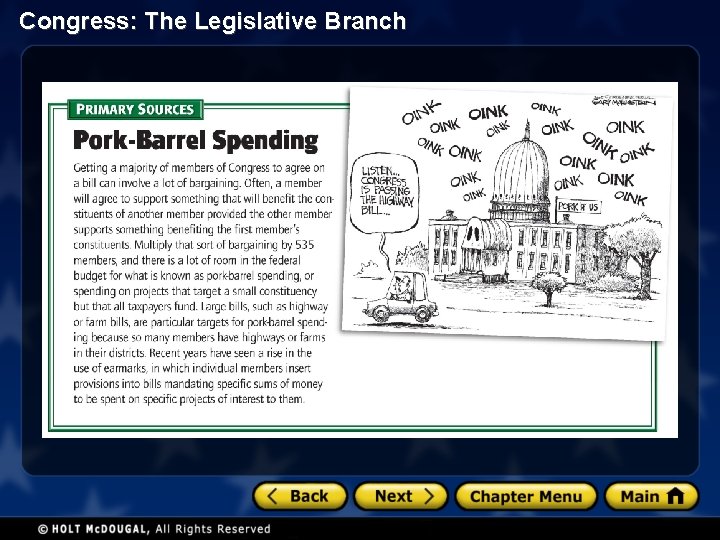 Congress: The Legislative Branch 