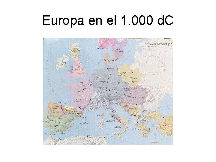 Europa en el 1. 000 d. C 