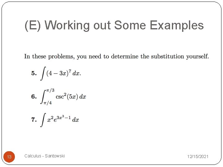 (E) Working out Some Examples 13 Calculus - Santowski 12/15/2021 