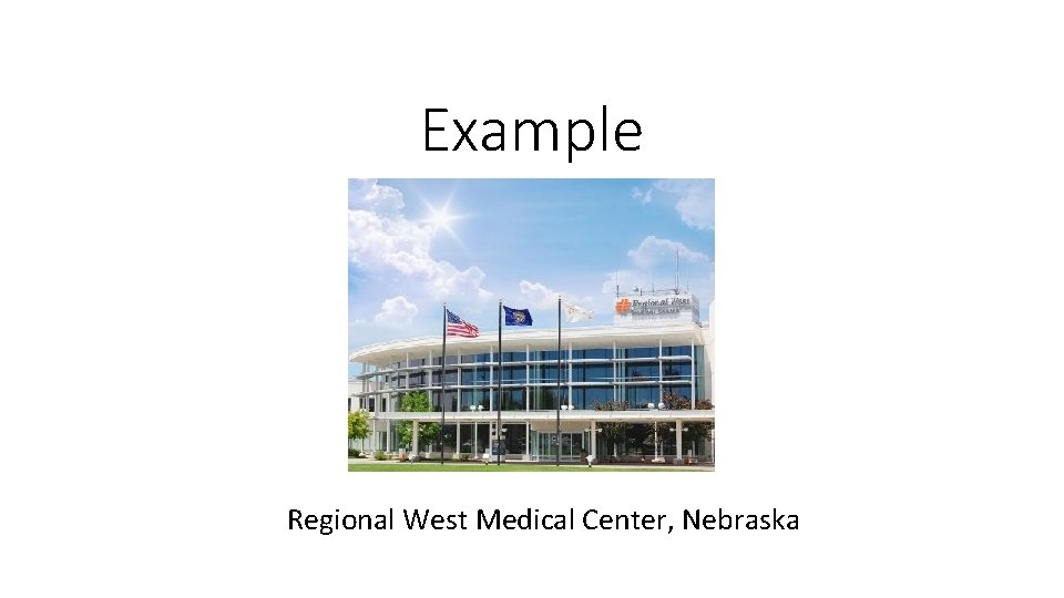 Example Regional West Medical Center, Nebraska 