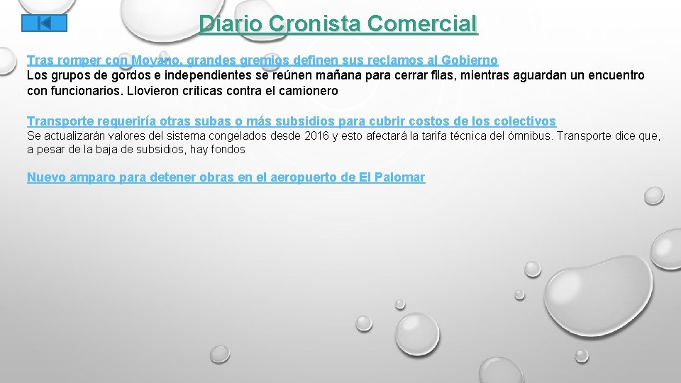 Diario Cronista Comercial Tras romper con Moyano, grandes gremios definen sus reclamos al Gobierno