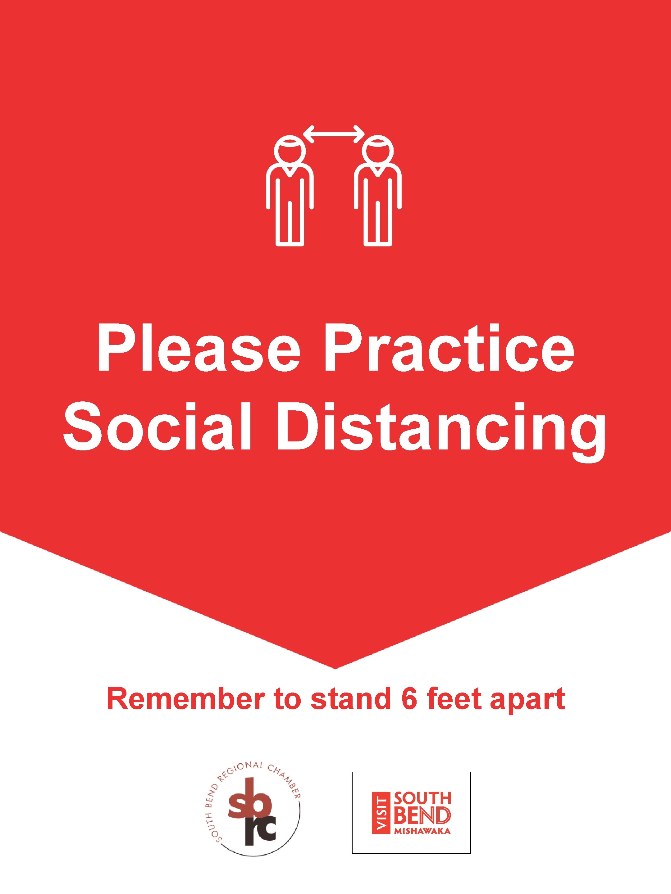 Please Practice Social Distancing Remember to stand 6 feet apart 