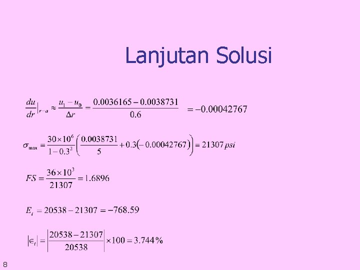 Lanjutan Solusi 8 