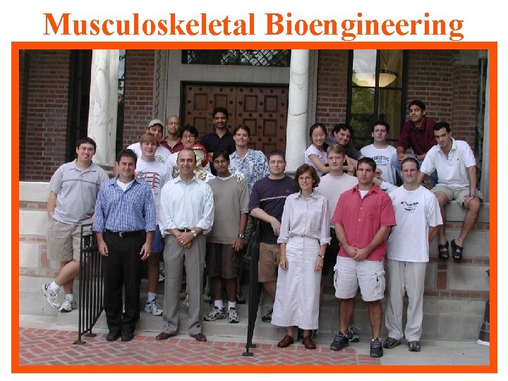 Musculoskeletal Bioengineering 