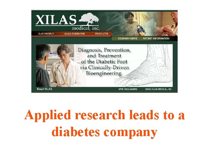 Applied research leads to a diabetes company 