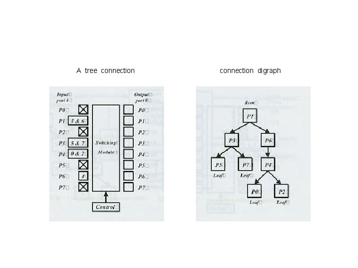 A tree connection digraph 