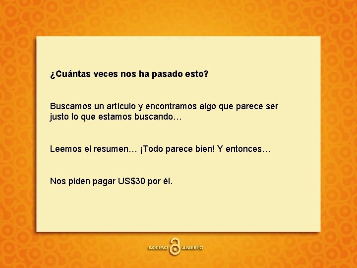 ¿Cuántas veces nos ha pasado esto? Buscamos un artículo y encontramos algo que parece