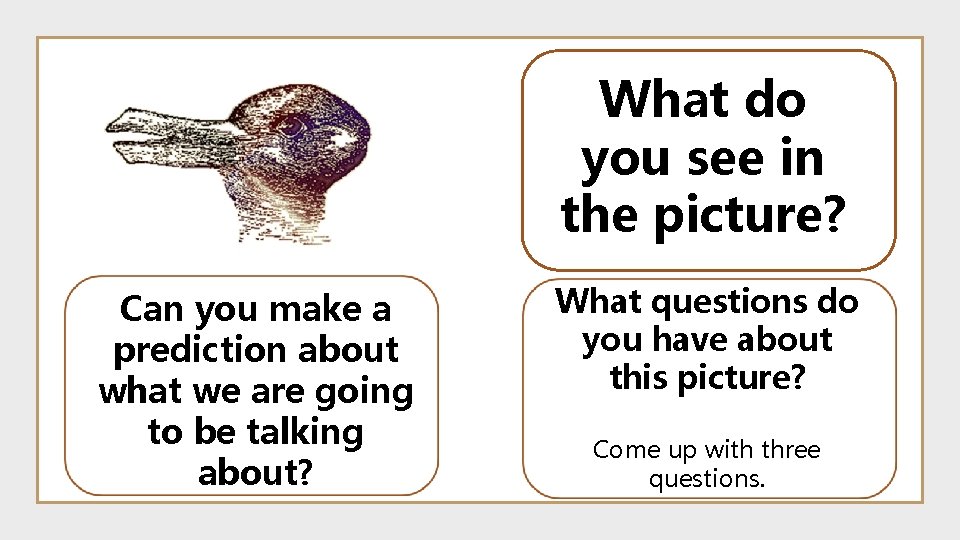 What do you see in the picture? Can you make a prediction about what