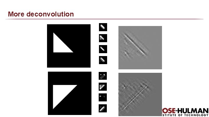 More deconvolution More deconvolution