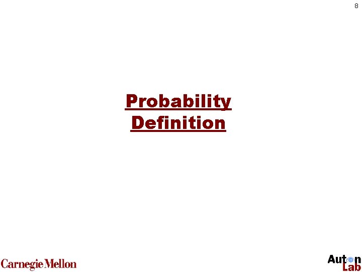 8 Probability Definition 