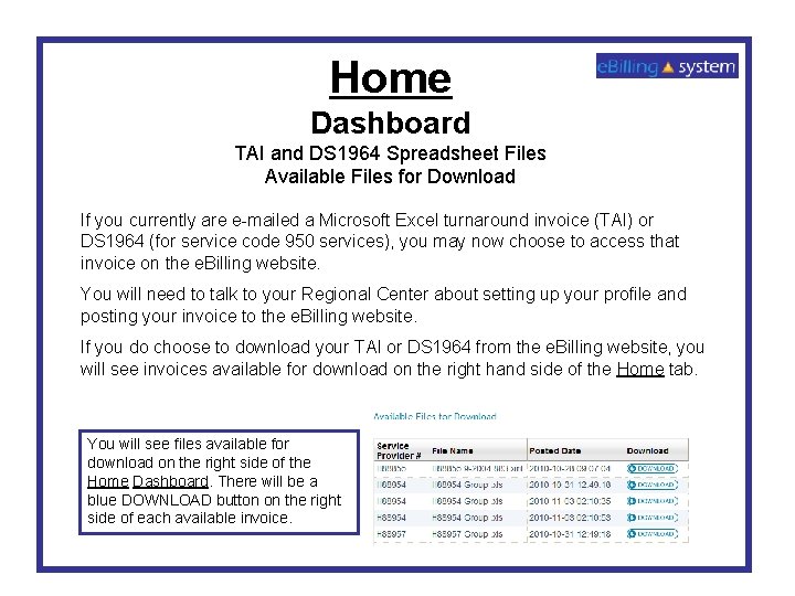 Home Dashboard TAI and DS 1964 Spreadsheet Files Available Files for Download If you