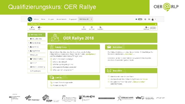 Qualifizierungskurs: OER Rallye 