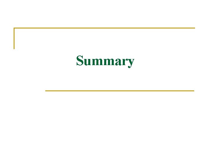 Summary 