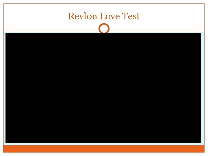 Revlon Love Test 