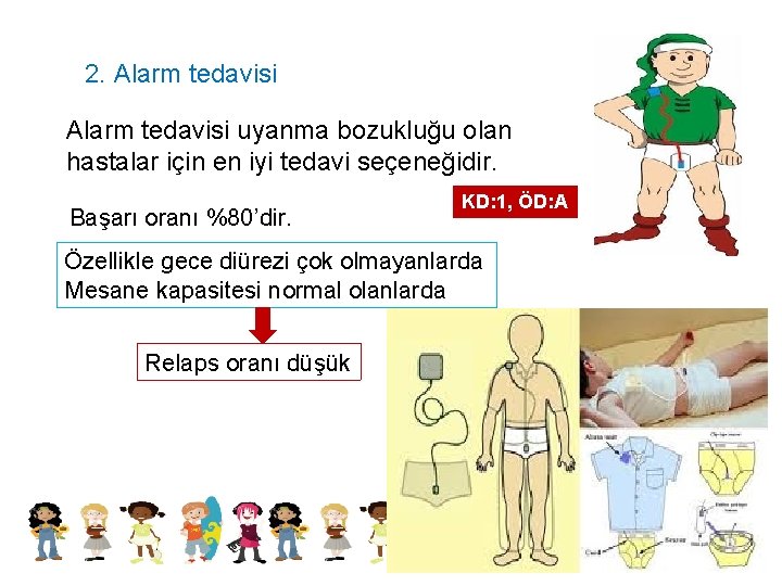 2. Alarm tedavisi uyanma bozukluğu olan hastalar için en iyi tedavi seçeneğidir. Başarı oranı