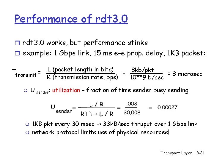 Performance of rdt 3. 0 r rdt 3. 0 works, but performance stinks r