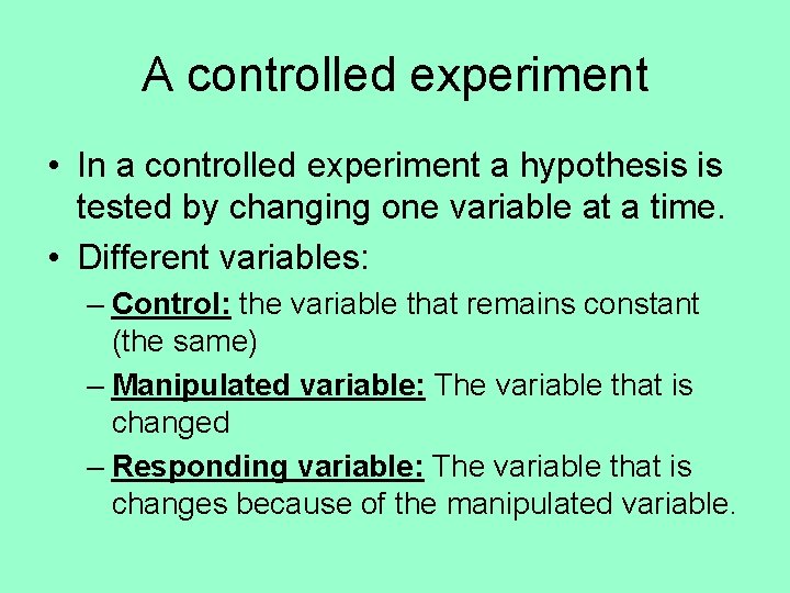 Introduction to Biology What is Science The Goal