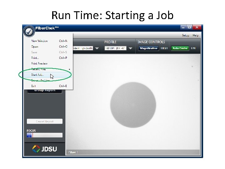 Run Time: Starting a Job 