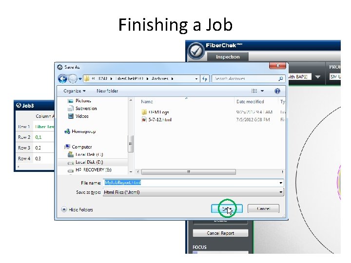 Finishing a Job 