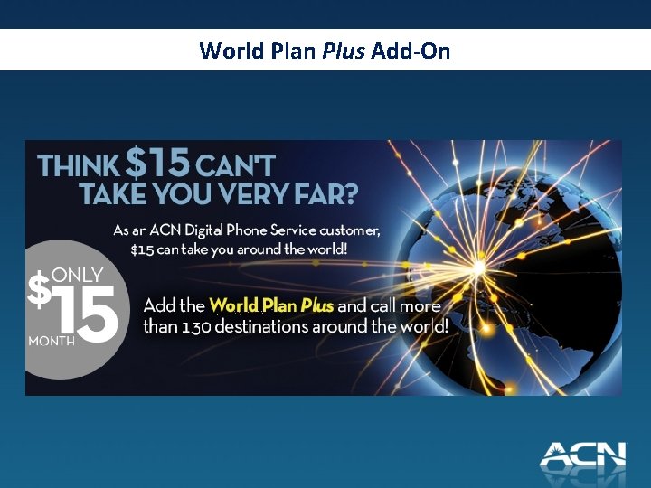 World Plan Plus Add-On 